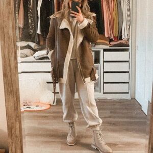 AVEC LES FILLES OVERSIZED BIKER JACKET